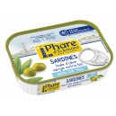 SARDINES* HUILE OLIVE VIERGE EXTRA BIO -50% DE SEL 115G